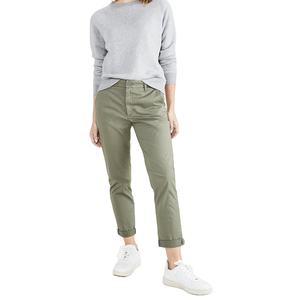 Pantalones formales informales para mujer con bolsillo de doble cara, ajustados, de cintura alta, transpirables, de secado rápido, bordados para el verano de BD - Product Image 1