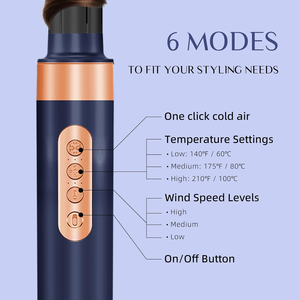 Secador de Pelo Profesional Iónico Eléctrico de 1500W de Alta Velocidad, Portátil y Multifuncional con Difusor y Boquilla para Uso en Hoteles y Autocaravanas - Product Image 5