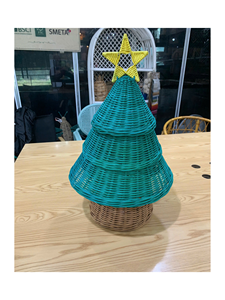 Adorno de Bola de Ratán Hecho a Mano, de Mimbre Natural, Ecológico, para Árbol de Navidad, Año Nuevo Chino, Decoración del Hogar, Pared, Puerta - Product Image 5