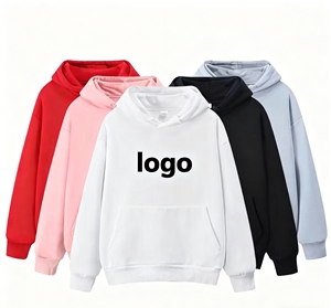 Sweat à capuche personnalisé OEM en molleton de coton brodé, style streetwear oversize hip-hop, avec épaules tombantes, design non doublé, unisexe - Product Image 2