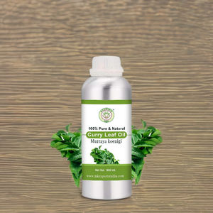 Huile essentielle de feuille de cari pure de qualité exportée 100% huile d'extrait de plantes naturelles - Product Image 3