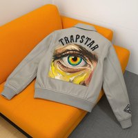 Blouson aviateur vintage personnalisé, style streetwear, imperméable, en peau de mouton véritable, de haute qualité, pour homme, style hip hop