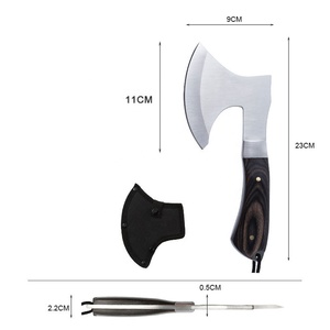 Hacha de Acero Inoxidable Personalizada al por Mayor, Mini Hacha de Camping Ligera y Portátil, Herramienta para Exteriores y Jardín, Hacha Vikinga de Caza - Product Image 2