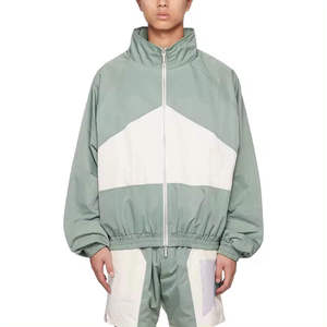 Nouveauté : Ensemble short et veste coupe-vent décontractée légère 100 % coton, deux pièces - Product Image 1