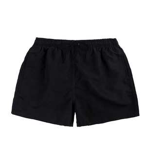 Prix de gros personnalisé, Meilleures ventes, Short de bain décontracté d'été uni pour le surf, en polyester tricoté respirant à taille élastique et séchage rapide - Product Image 5