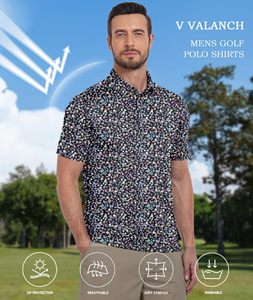 Polo de Manga Corta con Estampado de Puntos para Hombre, Personalizable con Logotipo de Marca, de Secado Rápido, con Tu Diseño, en Poliéster y Spandex de Alto Rendimiento - Product Image 2