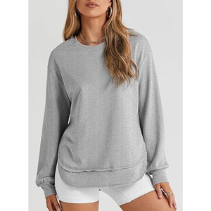 Sweat-shirts pour femmes en gros, impression de logo personnalisé, manches longues, haute qualité, fabriqués en usine, sweats-shirts pour femmes les plus vendus - Product Image 4