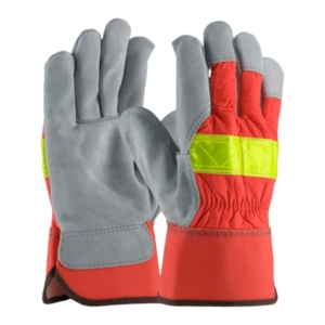 Gants de sécurité en cuir de vachette de qualité supérieure, usage industriel, résistants à l'abrasion, gants de construction, protection personnelle - Product Image 1