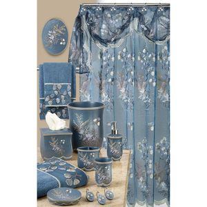 Tappetino da Bagno di Lusso Capri Blu Reale Antiscivolo con Design Unico Lavabile Elegante Tappeto per Bagno - Product Image 2