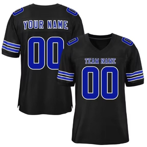 Ready To Ship American Football Wear Best Quality Stitched American College Football Jersey Mesh Boxy Cropped Rugby Jersey - Product Image 6