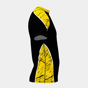 Rashguard à manches courtes avec logo personnalisé |   T-shirt d'entraînement d'arts martiaux écologique en polyester/spandex (300g position avant) - Product Image 5