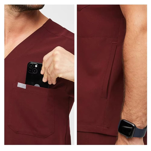 Conjuntos de Uniformes Médicos para Hombre, Elegantes Conjuntos de Enfermería para Hospital, Uniformes Médicos con Logotipo para Hombre - Product Image 2