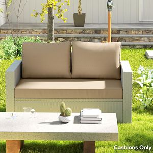 Cojines para Muebles de Patio de 2 Plazas con Funda Extraíble Resistente a la Decoloración - Cojines de Calidad para Exteriores - Product Image 2