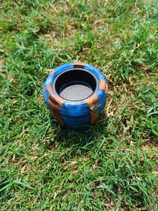 Artisan Harmony Bois naturel et résine époxy Fabriqué Bakhoor Brûleur Porte-encens Oud de luxe pour parfum et arabe élégant - Product Image 6