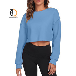 Sudadera Corta de Forro Polar para Mujer, Estilo Holgado y Moderno - Product Image 2