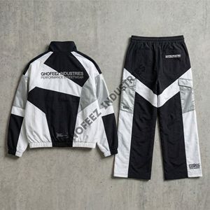 Ensemble coupe-vent unisexe de qualité professionnelle, anti-UV, séchage rapide, vêtements de sport avec bandes réfléchissantes pour la course nocturne - Product Image 3