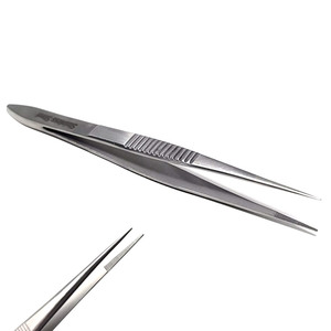 Pinzas de tejido profesionales más vendidas 1x2 dientes 6 1/4, pinzas de tejido de material duradero 1x2 dientes 6 1/4 - Product Image 1