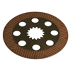 Placa de Fricción de Freno para JCB, Bronce Sinterizado OEM 450/10211 221x49.5x4.8mm 15T 3CX 4CX Retroexcavadora - Product Image 1