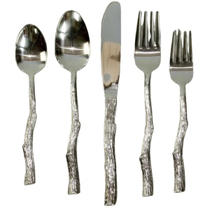 Vente chaude 18/8 En Acier Inoxydable Couverts Ensemble Vaisselle De Mariage Hôtel Table Décoration Fourchette Ensemble Vaisselle À Adresse Artisanat Inde - Product Image 1