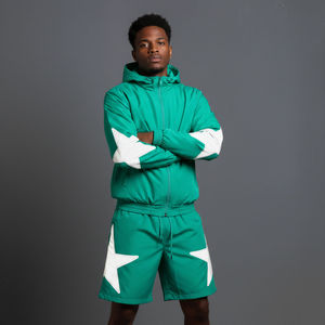 Custom Nylon Men's Windbreaker <b>Set</b> Zip-Up Breathable Men's Tracksuit <b>Set</b> for Outdoor Activities - Product Image 3