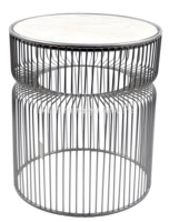 Table basse en métal de haute qualité au design moderne doré pour le salon, meubles de maison, marque IHA