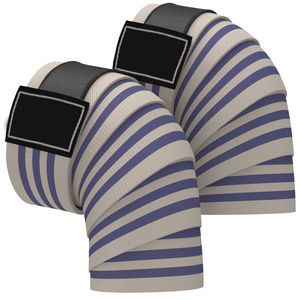 Suministro al por mayor de vendas profesionales para rodillas con tecnología de tejido de goma antideslizante y personalización de marca para sentadillas de alta resistencia - Product Image 6