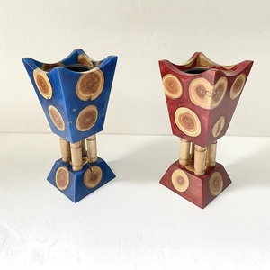 Quemador de Incienso Cónico Ecológico Hecho a Mano de Madera de Redwood y Resina para Decoración Religiosa - Product Image 2