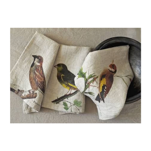 Paño de Cocina Bordado con Aves, de Algodón, 40x60cm, 180GSM, 200TC, Tipo Waffle, BSCI, MOQ Bajo, OEM, ODM, Personalizado, Comercio con India - Product Image 1
