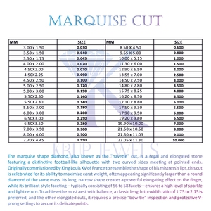 Diamant de laboratoire cultivé, taille marquise, 3,50-4,00 ct, D-E-F VS-VVS - Product Image 4