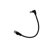 Câble Ethernet RJ45 à angle droit en gros pour économiser de l'espace, idéal pour les réseaux et les routeurs LAN, faisceau de câbles personnalisé