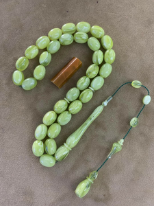 ลูกปัดเรซิ่นใส งานฝีมือศาสนาอิสลาม เป็นมิตรกับสิ่งแวดล้อม รักษาความรัก สามารถปรับแต่งสี ขนาด และรูปทรงได้ สายประคำสำหรับสวดมนต์ของชาวมุสลิม - Product Image 2