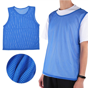 12 Chalecos Deportivos para Exteriores, para Entrenamiento de Fútbol, Transpirables, para Adultos, Color Azul Oscuro - Product Image 2