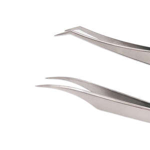 Pinzas para Pestañas de Acero Inoxidable de Alta Gama, Estilo Moderno, Punta Redondeada, Herramienta de Belleza Práctica, ET-New-10 - Product Image 1