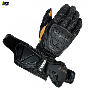 Gants de moto pour la course, hiver, isolés thermiquement, en cuir de vachette, taille personnalisée, protection des mains pour hommes, 50 paires - Product Image 4
