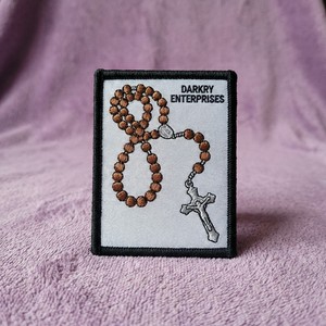 Patch brodé personnalisé à thermocoller, motif bâtiment d'église, logo religieux chrétien pour la décoration de vêtements - Product Image 3