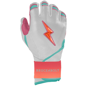 Gants de frappeur de baseball de haute qualité, personnalisés, style Bruce Bolt à manchette longue, en Spandex/Polyester, pour l'entraînement, ambidextres, avec fermeture auto-agrippante - Product Image 4