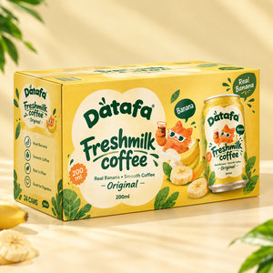 เครื่องดื่มน้ำกล้วยผสมนมสดและกาแฟ ขนาด 200 มล. บรรจุกระป๋อง พร้อมดื่ม - Product Image 4