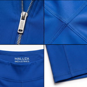 ชุดเลกกิ้งสตรีแบบสลิมฟิต แขนกุด ยี่ห้อ MALUZA INDUSTRIES ผ้าแห้งเร็ว ป้องกันแบคทีเรีย ดีไซน์เซ็กซี่แบบสองชิ้น - Product Image 6