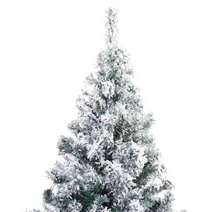 Árbol de Navidad Artificial de PVC y Acero Blanco de 70.9 Pulgadas con Decoración Navideña Elegante y Duradera de Plástico - Product Image 5
