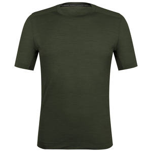 Wheel Deel Sports High Quality Unisex 100% Merino <b>Wool</b> Short Sleeve Casual Collarless Solid Open Stitch Summer Lightweight Quick - Product Image 2