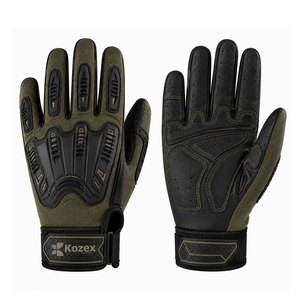Gants de mécanicien en cuir de haute qualité pour les travaux de réparation quotidiens avec une conception flexible et un mouvement confortable des mains - Product Image 1