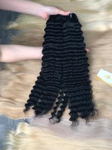Extensiones de Cabello Virgen Remy de Doble Trama con Cutícula Alineada del Proveedor, Estilo Liso Sedoso y Ondulado, Cabello Natural Crudo de Vietnam, Diversos Tipos - Product Image 2