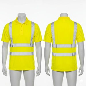 Polo à séchage rapide, logo personnalisé, vêtements de travail pour hommes, t-shirt de travail à manches longues, t-shirt de sécurité réfléchissant - Product Image 2