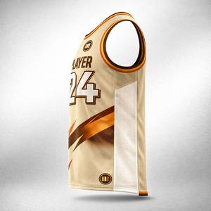 Personnalisez vos propres uniformes de basket-ball d'équipe, ensemble de maillots de basket-ball réversibles, 100% polyester, maillot de basket-ball à séchage rapide, prix avantageux - Product Image 5