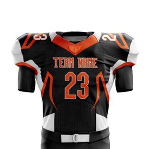 Dernier design de sublimation pour uniforme de football américain, nouveau style, uniforme de football américain pour jeunes, prix de gros - Product Image 4