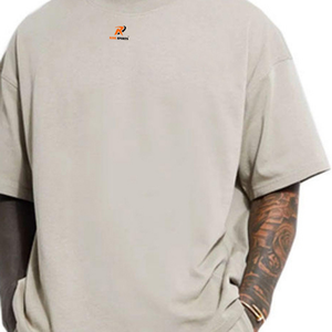 T-shirt uni de couleur unie, séchage rapide, tissu de qualité supérieure, design unique, coupe oversize, 100% coton, pour homme, style personnalisé - Product Image 5