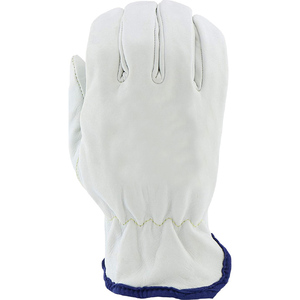 Wholesale <b>Men</b> Industrial White Cowhide Cow Hide Anti-Slip Welding Construction Cut Heat Proof <b>Leather</b> Driver Work <b>Gloves</b> - Product Image 2