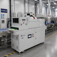 Système de polymérisation UV Excimer 172 nm avec pré-polymérisation LED UV 395 nm et polymérisation finale par lampe au mercure pour traitement de surface ultra mat