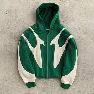 Sudadera con Capucha Personalizada de Invierno, Gruesa, con Cierre, Tie Dye, 100% Algodón, Calidad Premium, Impresión DTG, Ropa Urbana, Moda Casual, OEM - Product Image 5
