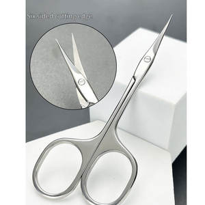 Professional Curved Nail <b>Cuticle</b> <b>Scissors</b> Russian Manicure Beauty Tool for Finger Toe Nails Dead Skin Trimming Custom Logo - Product Image 6
